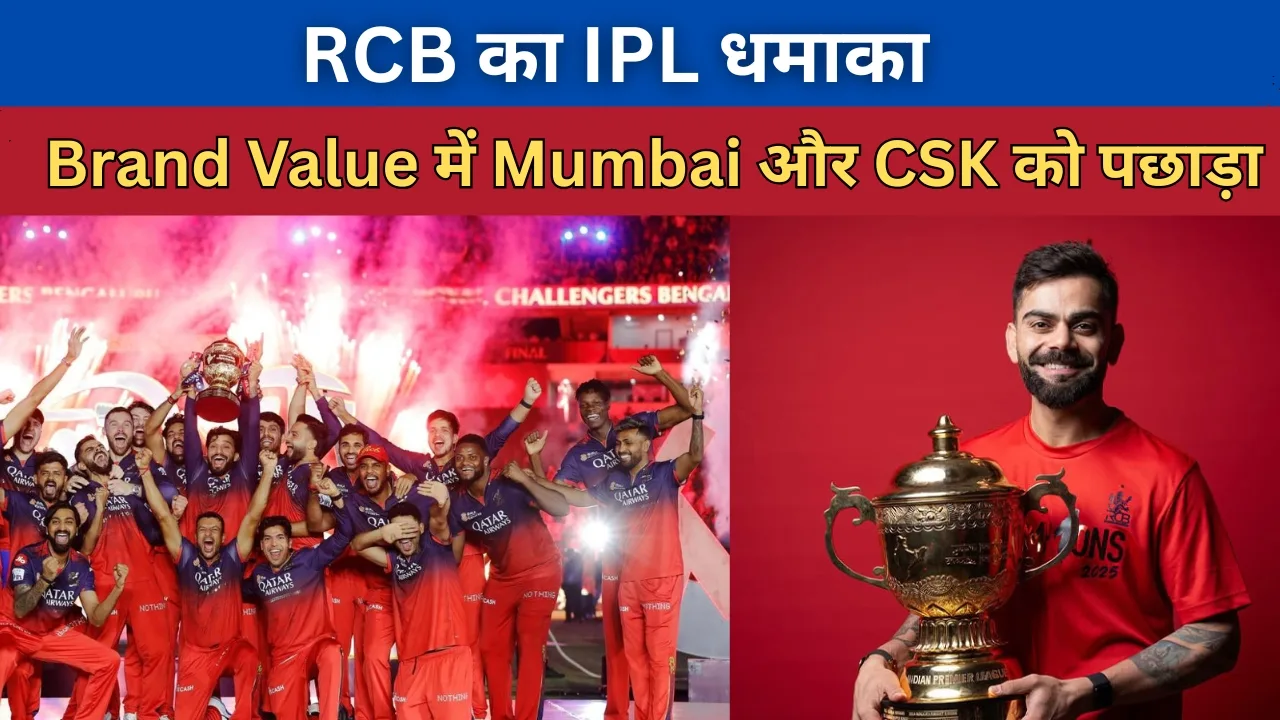 RCB ने Brand Value में बनाया नया इतिहास: Mumbai और CSK को पछाड़ा
