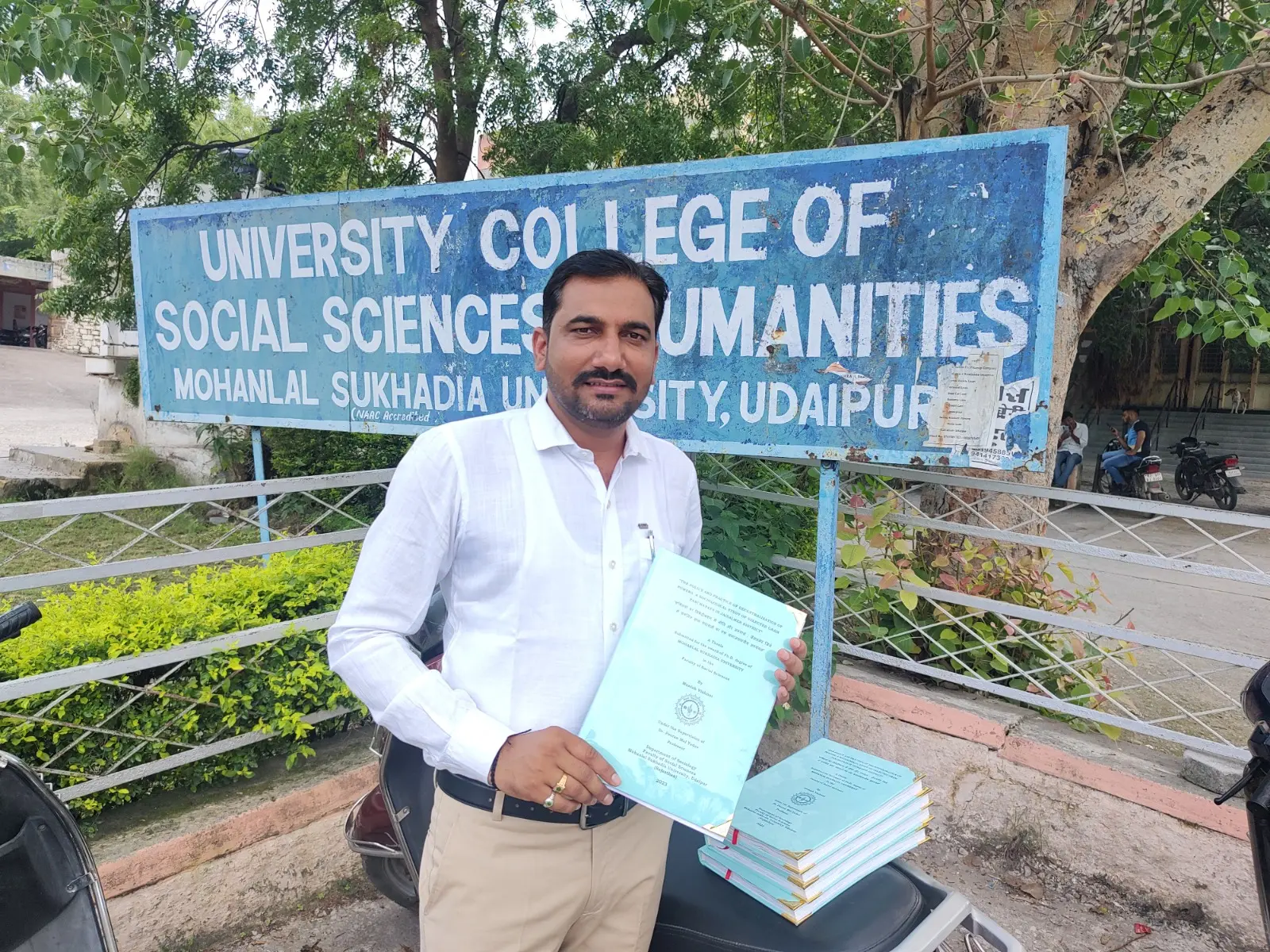 पीलवा निवासी मनीष विश्नोई को पीएचडी की उपाधि