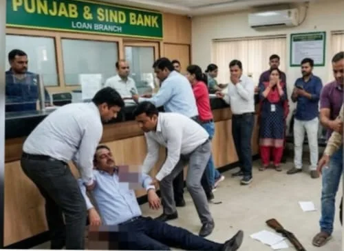 गाजियाबाद क्राइम न्यूज़, लोनी शूटिंग केस, बैंक मैनेजर मर्डर, पंजाब एंड सिंध बैंक, सुरक्षा गार्ड विवाद, उत्तर प्रदेश क्राइम