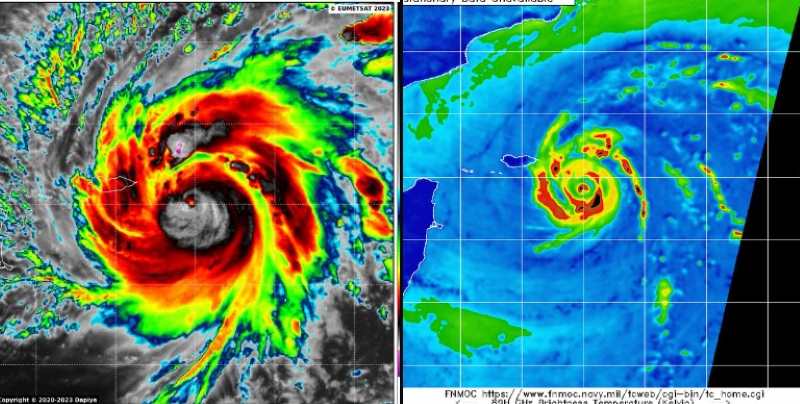 भारत दोनों और से तूफान से घिरा, अरब सागर से 'चक्रवात तेज' और बंगाल की खाड़ी से 'हामून'