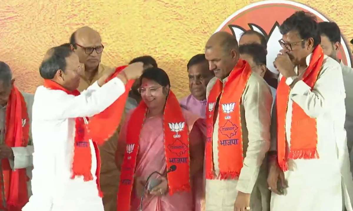 राजस्थान कांग्रेस को बड़ा झटका, ज्योति मिर्धा के बाद अब सचिन पायलट की करीबी ज्योति खंडेलवाल बीजेपी मे